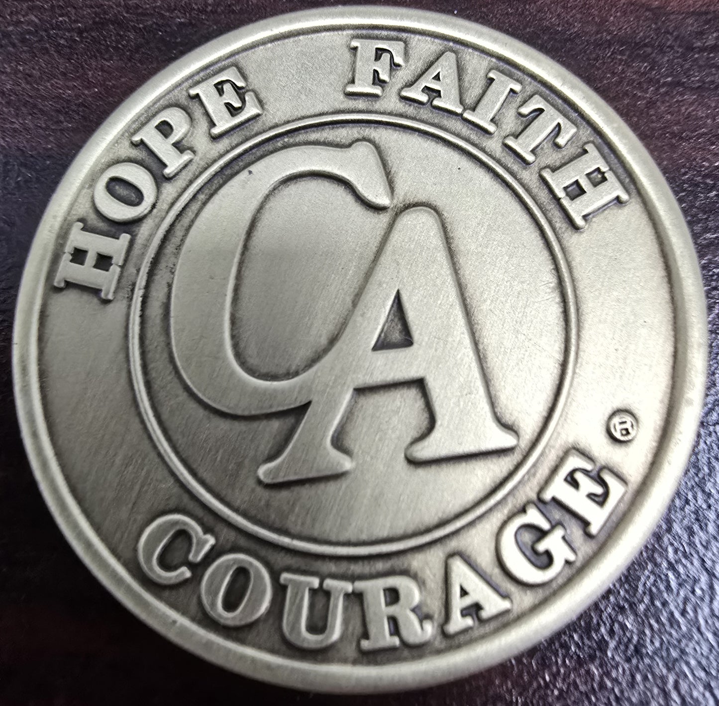 1 to 50 Year Serenity Prayer Medallion (English)