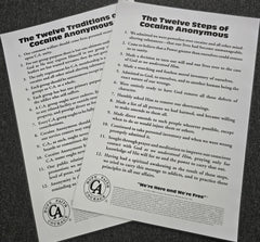 12 & 12 Laminated Poster Set