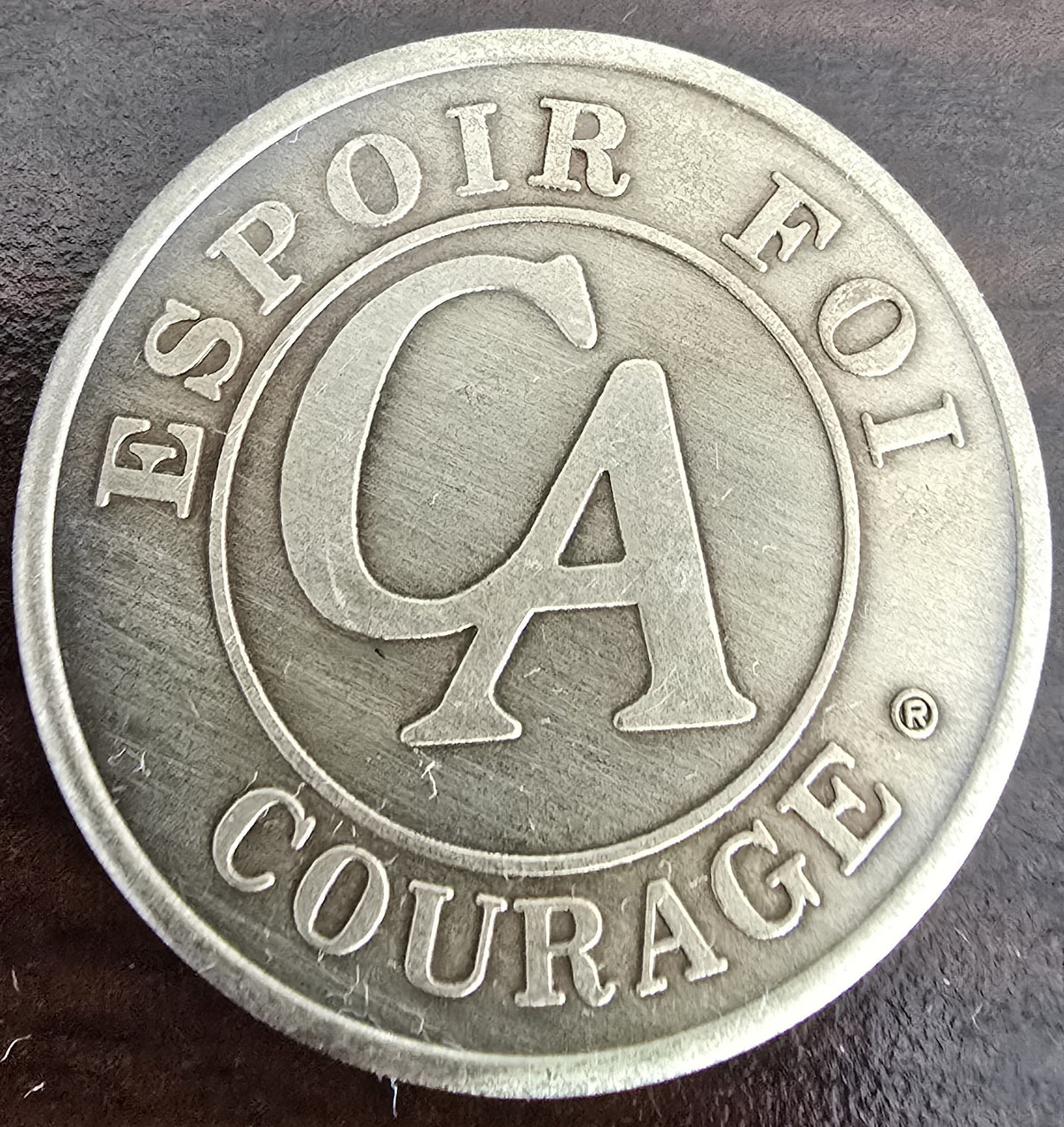 1 to 5 Year Serenity Prayer Medallion (French)