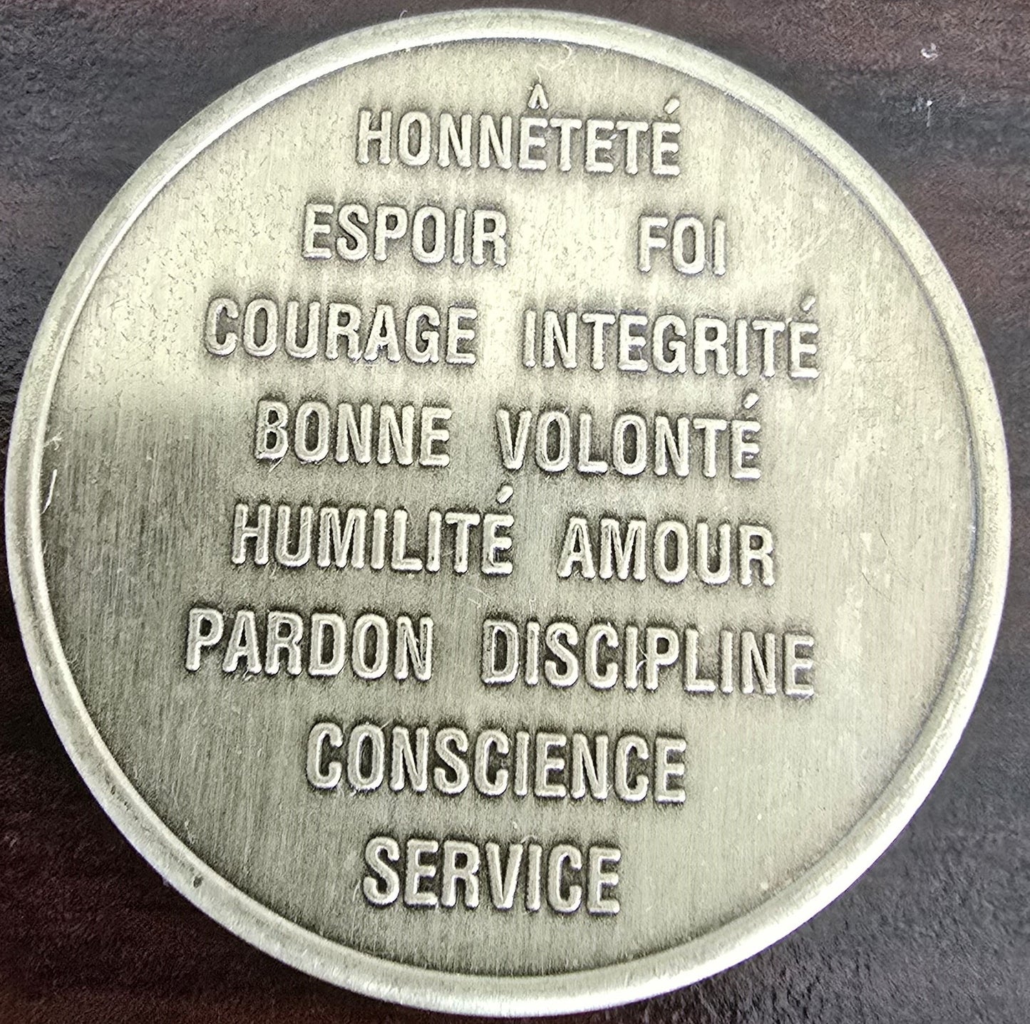 Principles Medallions  (French & English)