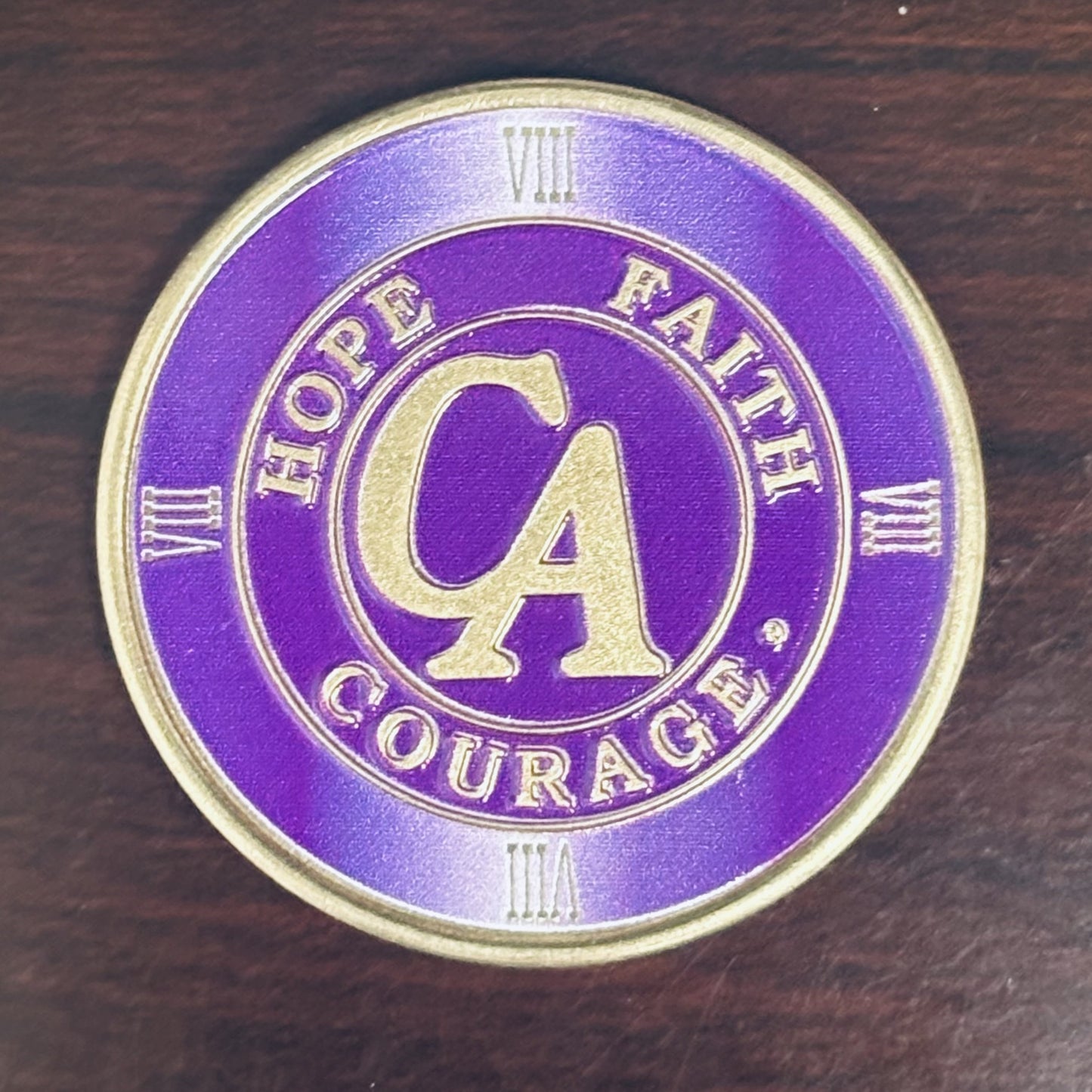 Amethyst Recovery Medallion