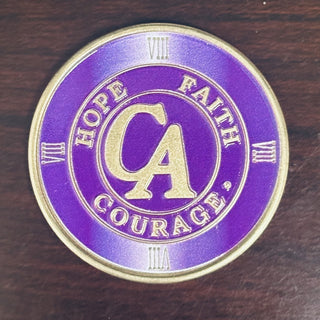 Amethyst Recovery Medallion