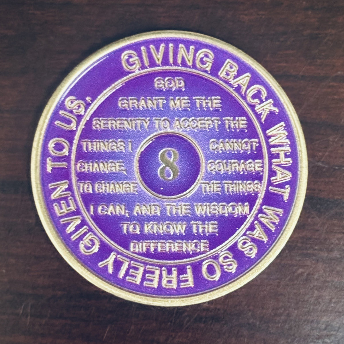 Amethyst Recovery Medallion