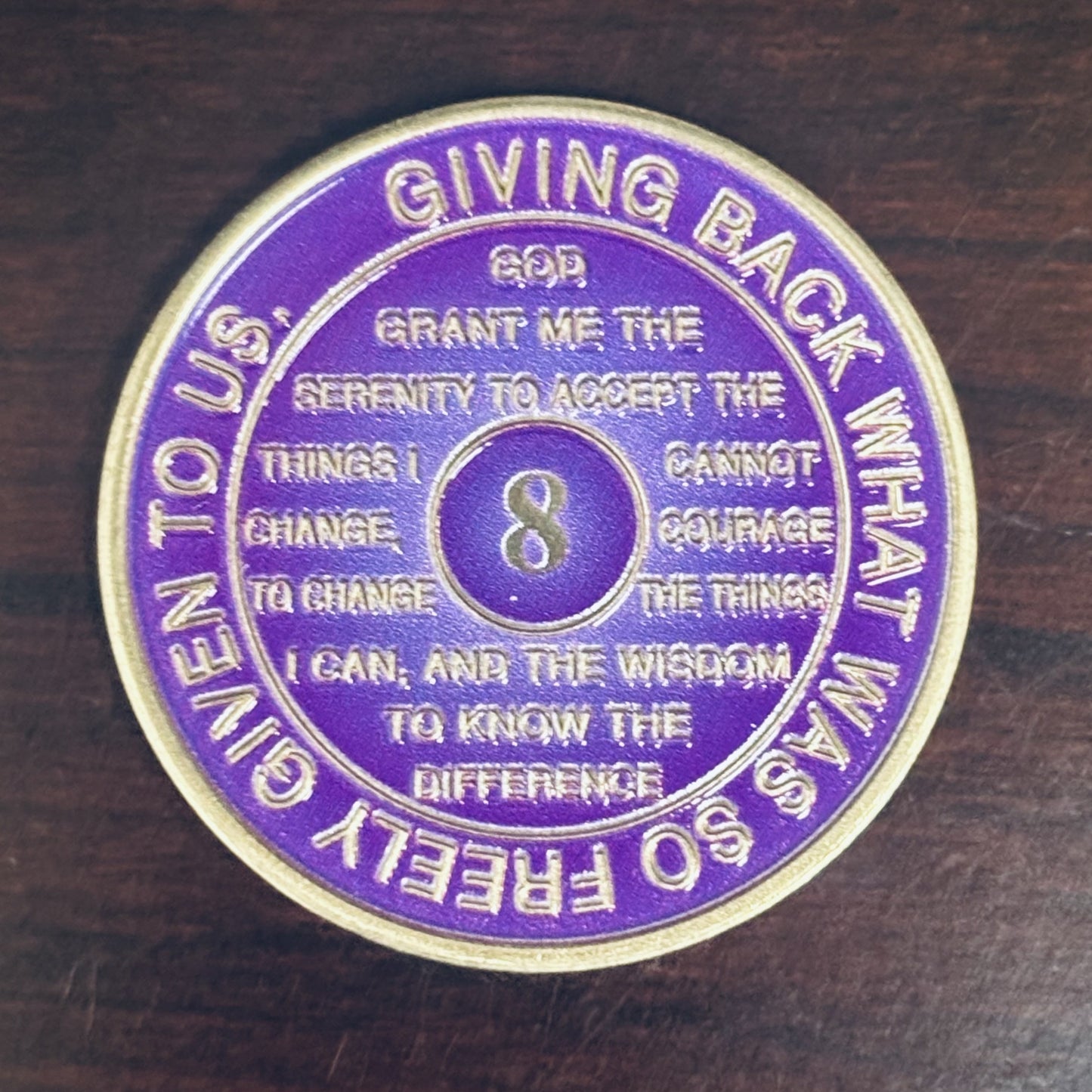 Amethyst Recovery Medallion