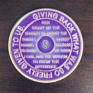 Amethyst Recovery Medallion