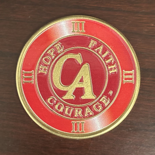 Crimson Recovery Medallion