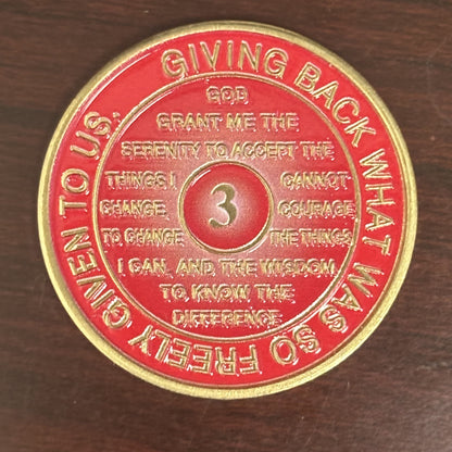 Crimson Recovery Medallion