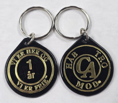 1 to 20 Year Keytags (Danish)