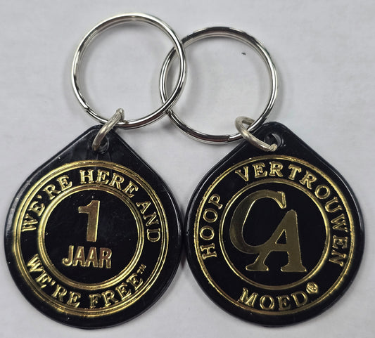 1 to 25 Year Keytags (Dutch)