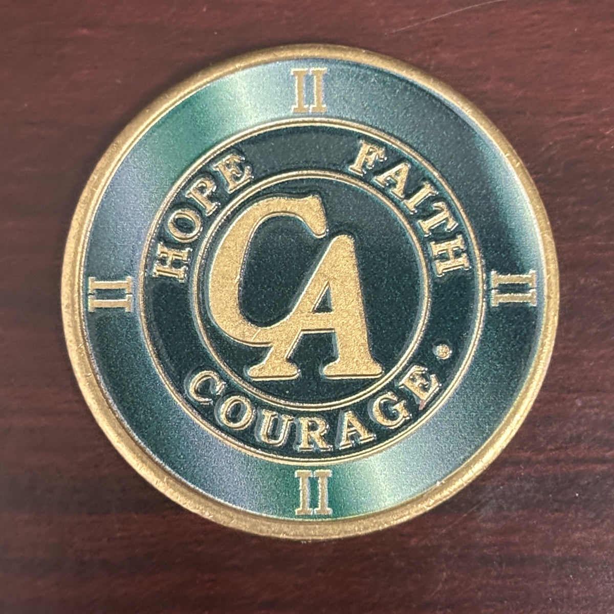 Emerald Recovery Medallion