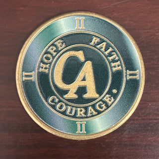 Emerald Recovery Medallion
