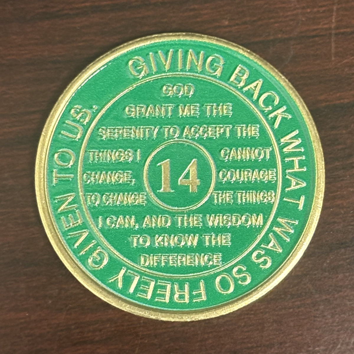 Green Recovery Medallion