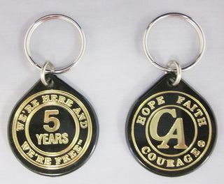 1 to 50 Year Keytags (English)
