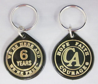 1 to 50 Year Keytags (English)
