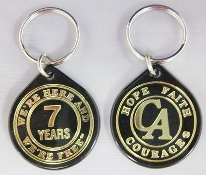1 to 50 Year Keytags (English)