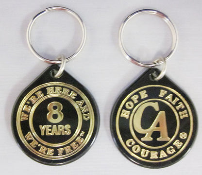 1 to 50 Year Keytags (English)