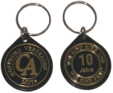 1 to 10 Year Keytags (German)
