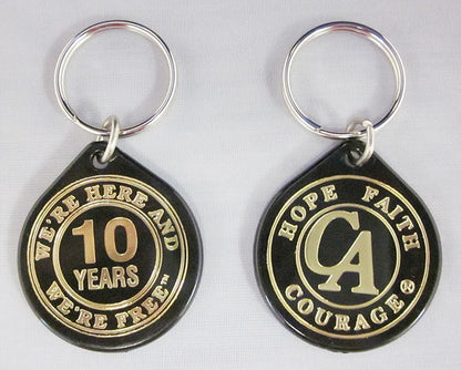 1 to 50 Year Keytags (English)