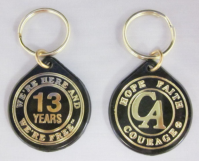 1 to 50 Year Keytags (English)