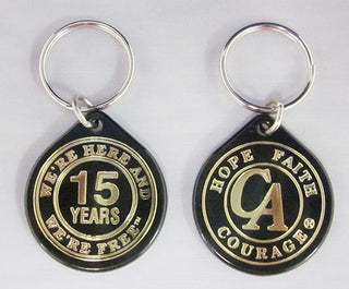 1 to 50 Year Keytags (English)