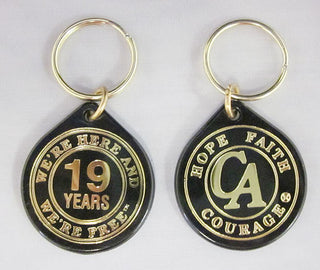 1 to 50 Year Keytags (English)