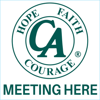 "Meeting Here" Sign