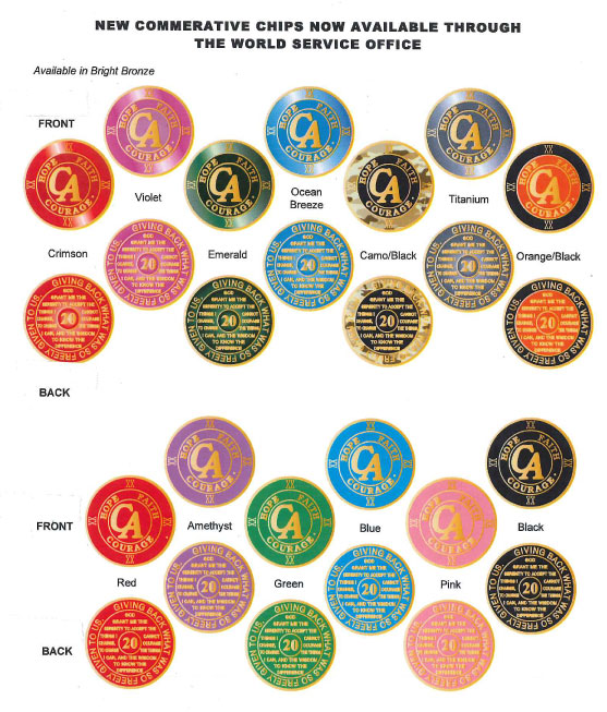 Black Recovery Medallion