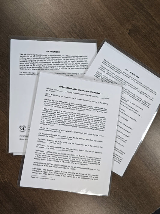 Laminated Meeting Formats