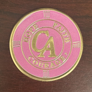 Pink Recovery Medallion