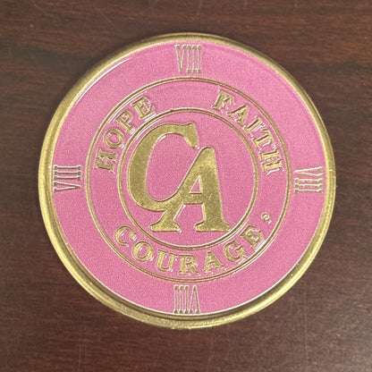 Pink Recovery Medallion