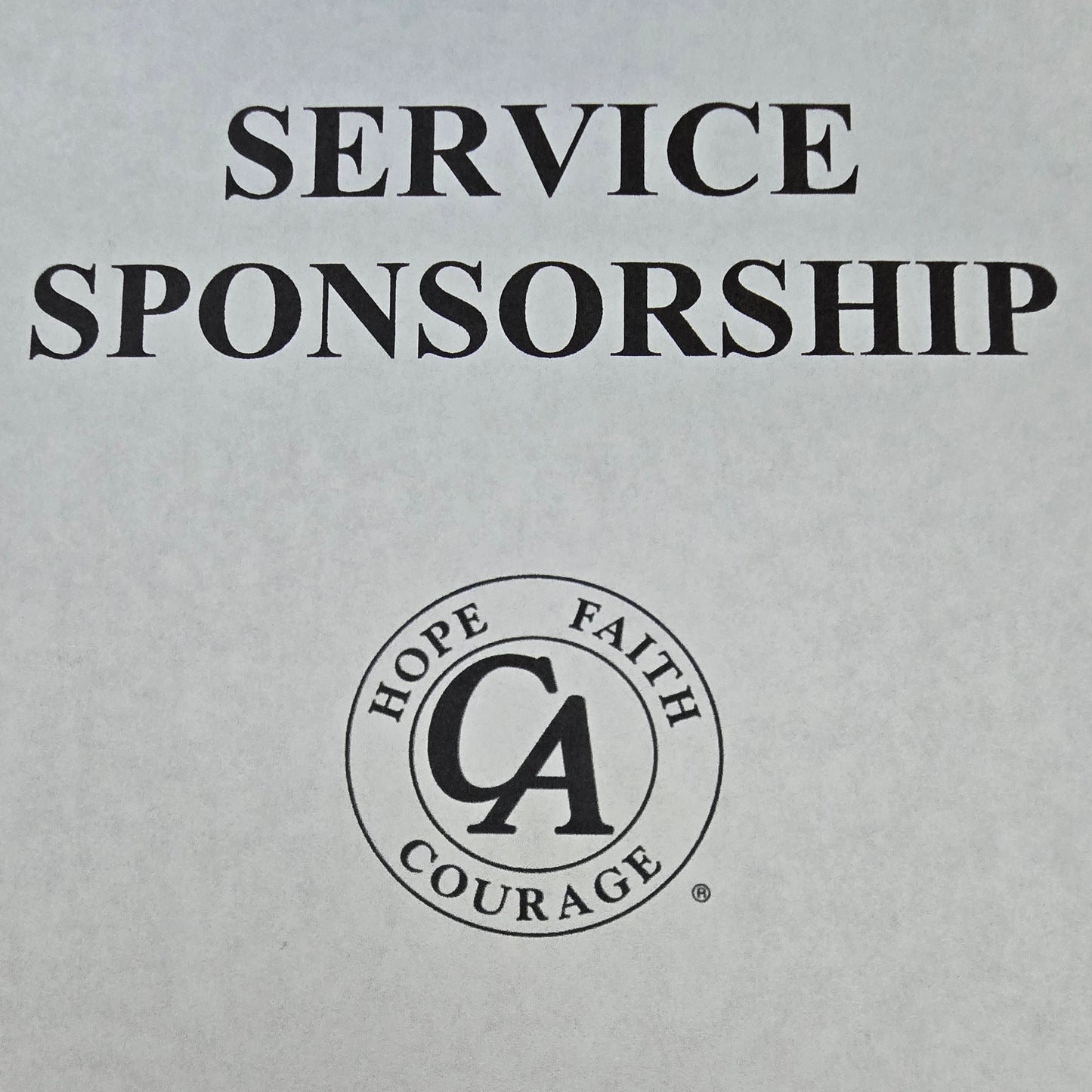 Service Sponsorship