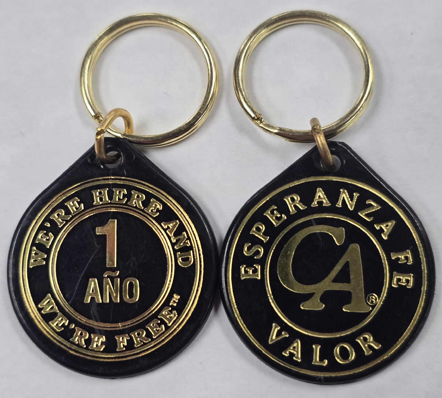 1 to 15 Year Keytags (Spanish)